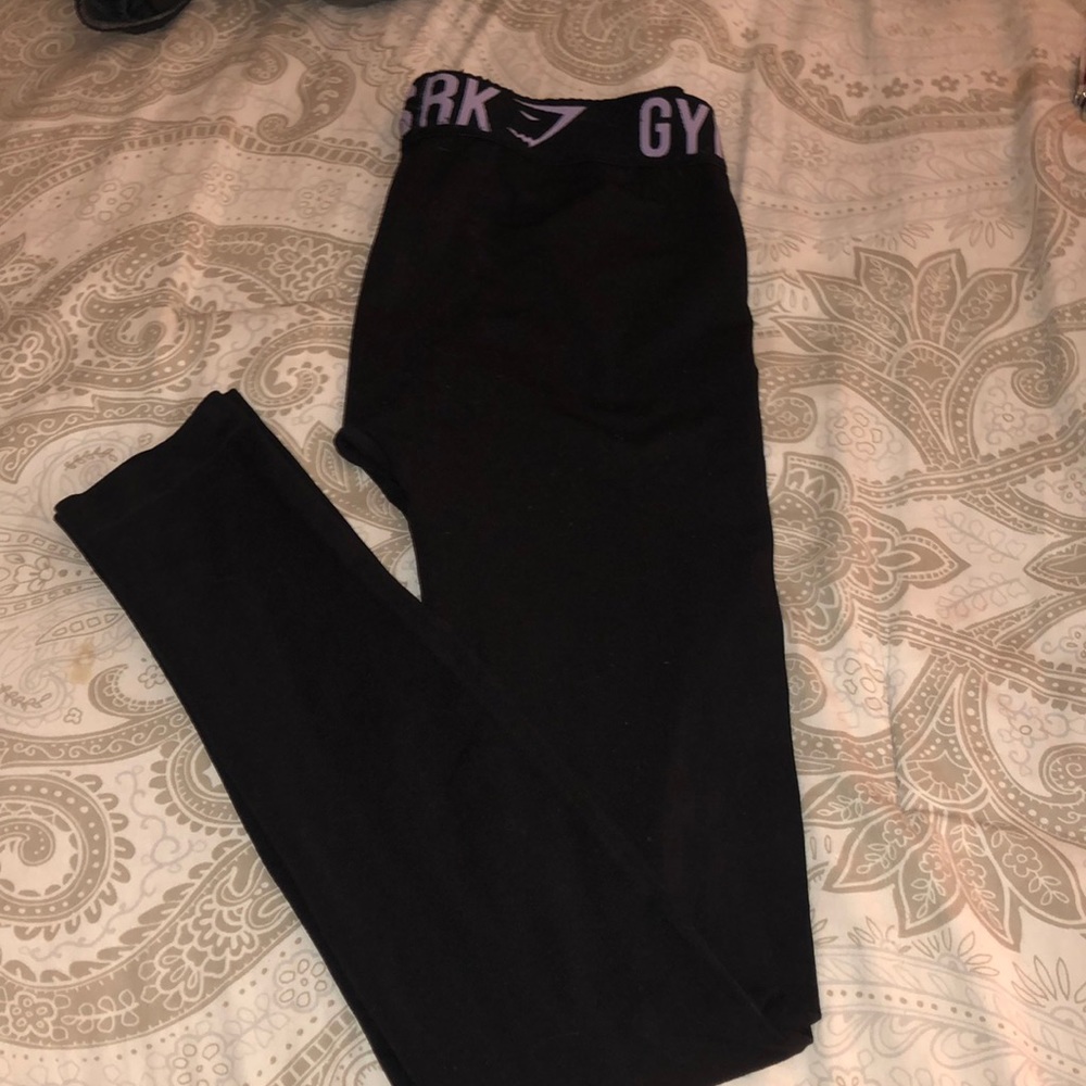 Black GYMSHARK fit leggings